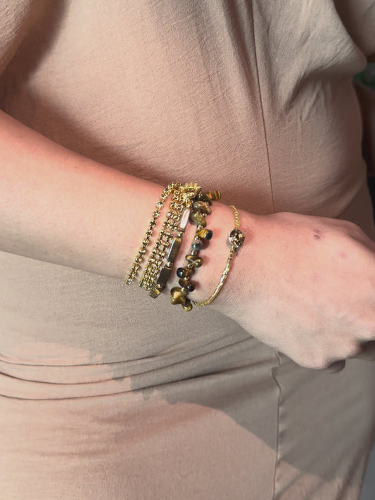 Caramel- Global Wrap Bracelet